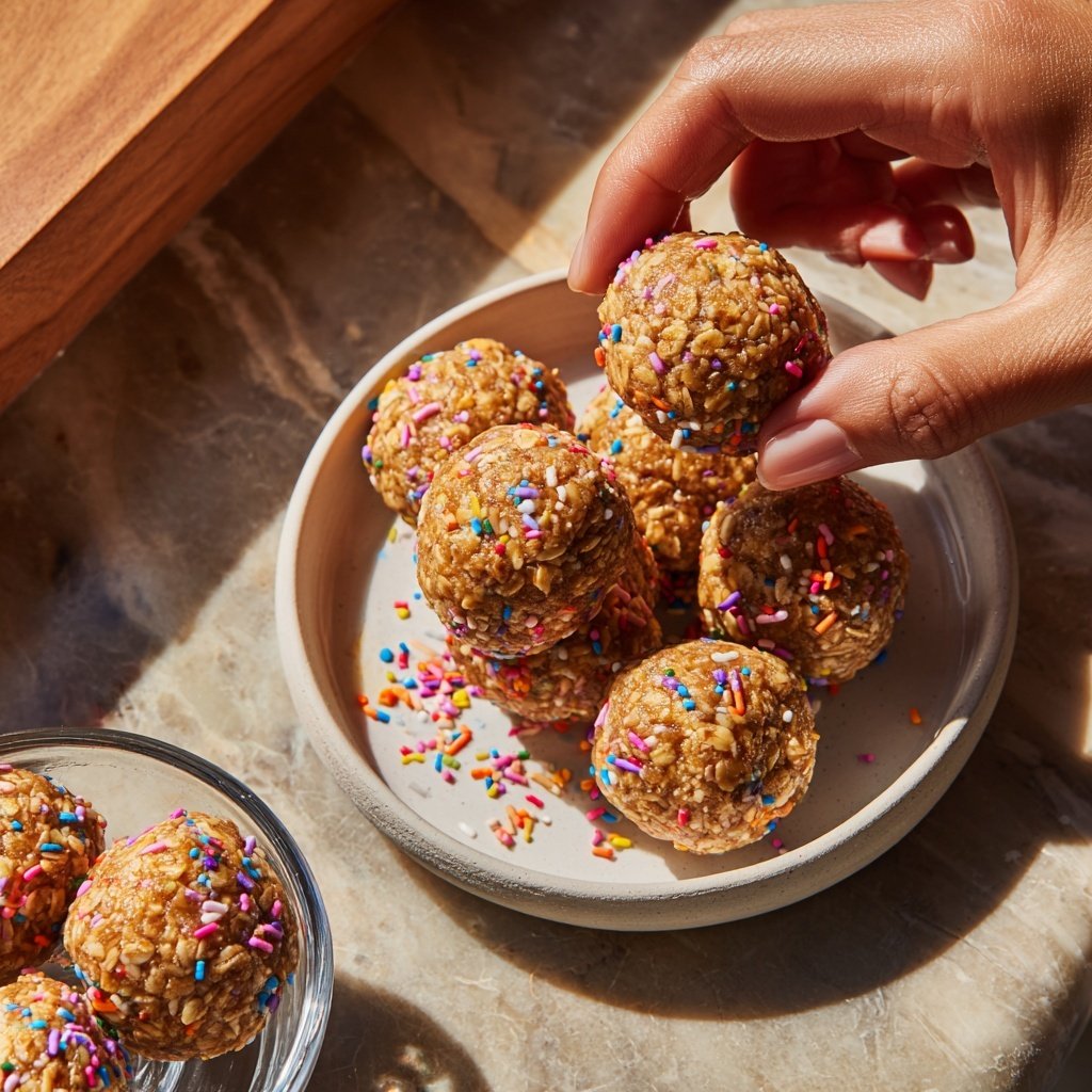 Valentines Snacks Nut Butter Energy Balls