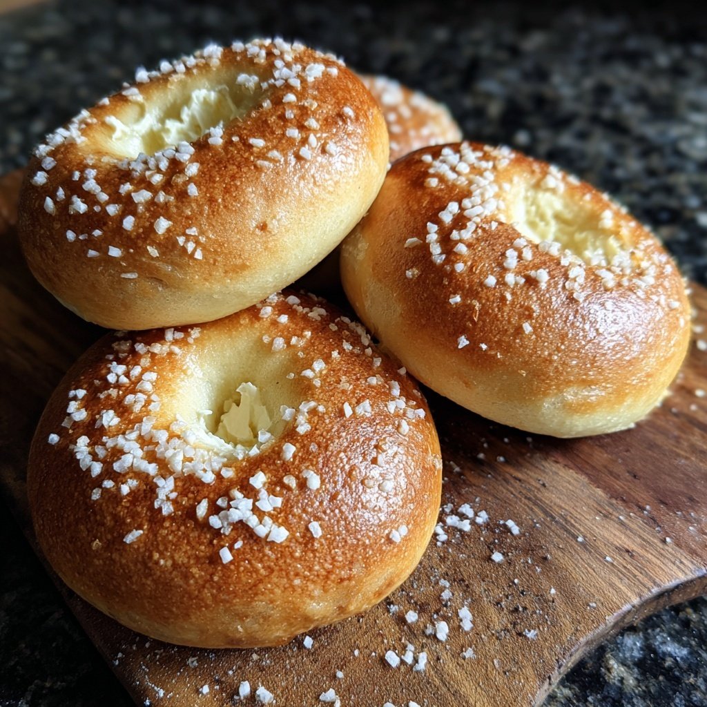 Air Fryer Yogurt Bagels Plain