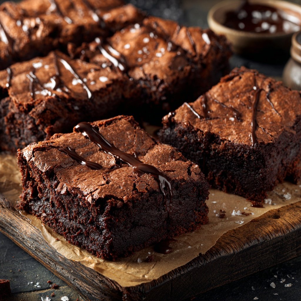 Fudgy Discard Brownies With Cocoa