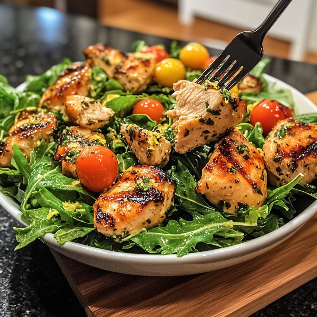 Grilled Lemon Herb Chicken Bowl