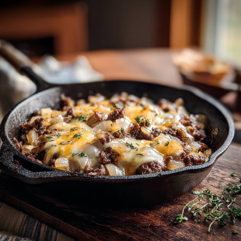 Classic Hamburger Meat Skillet Dinner