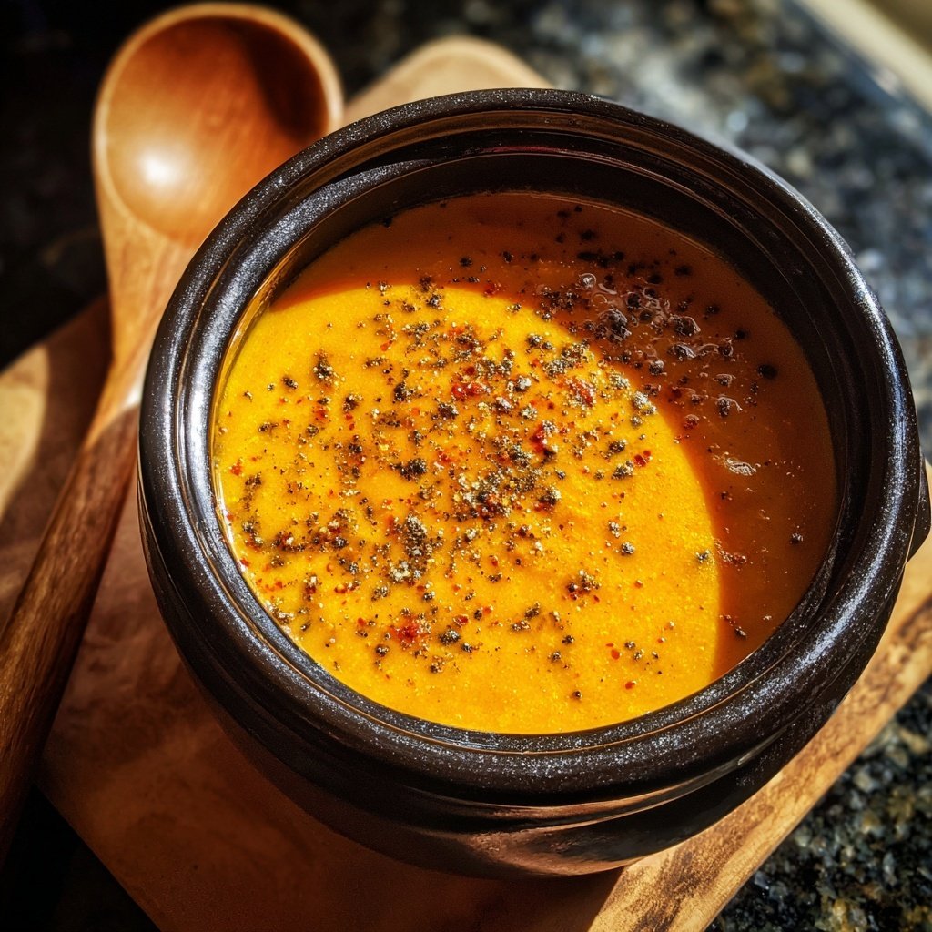 Healthy Crockpot Butternut Squash Soup