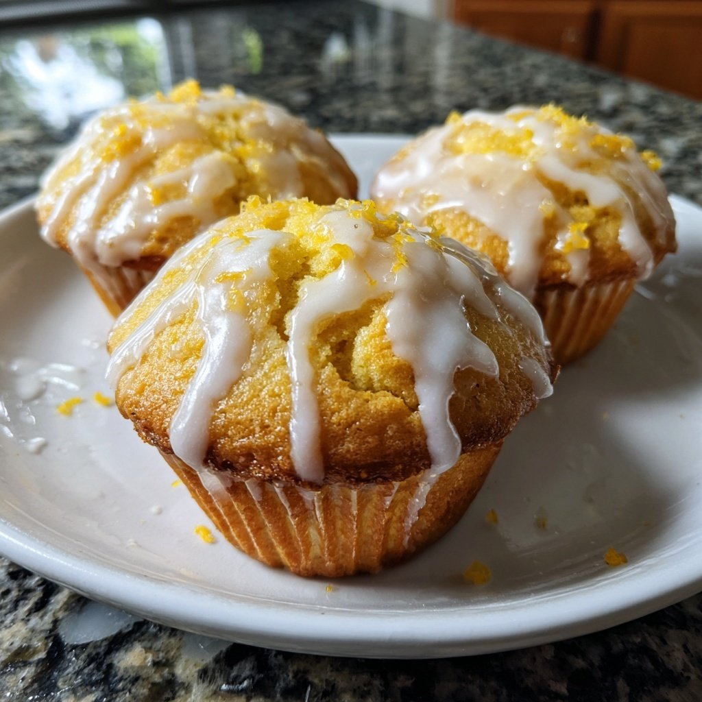 Healthy Lemon Muffins