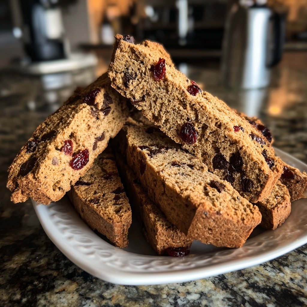 Chocolate Cranberry Biscotti