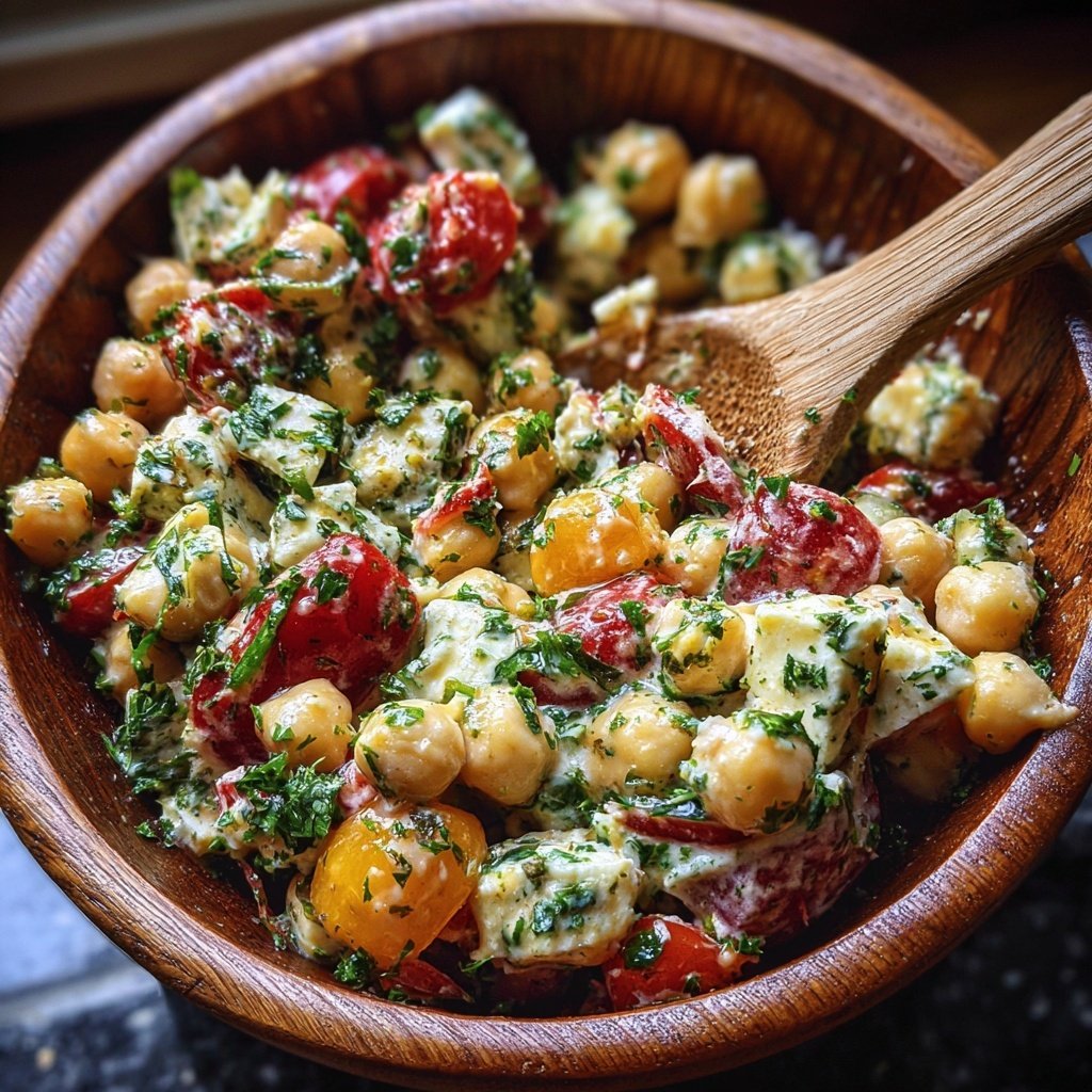 Mediterranean Chickpea Tomato Bowl