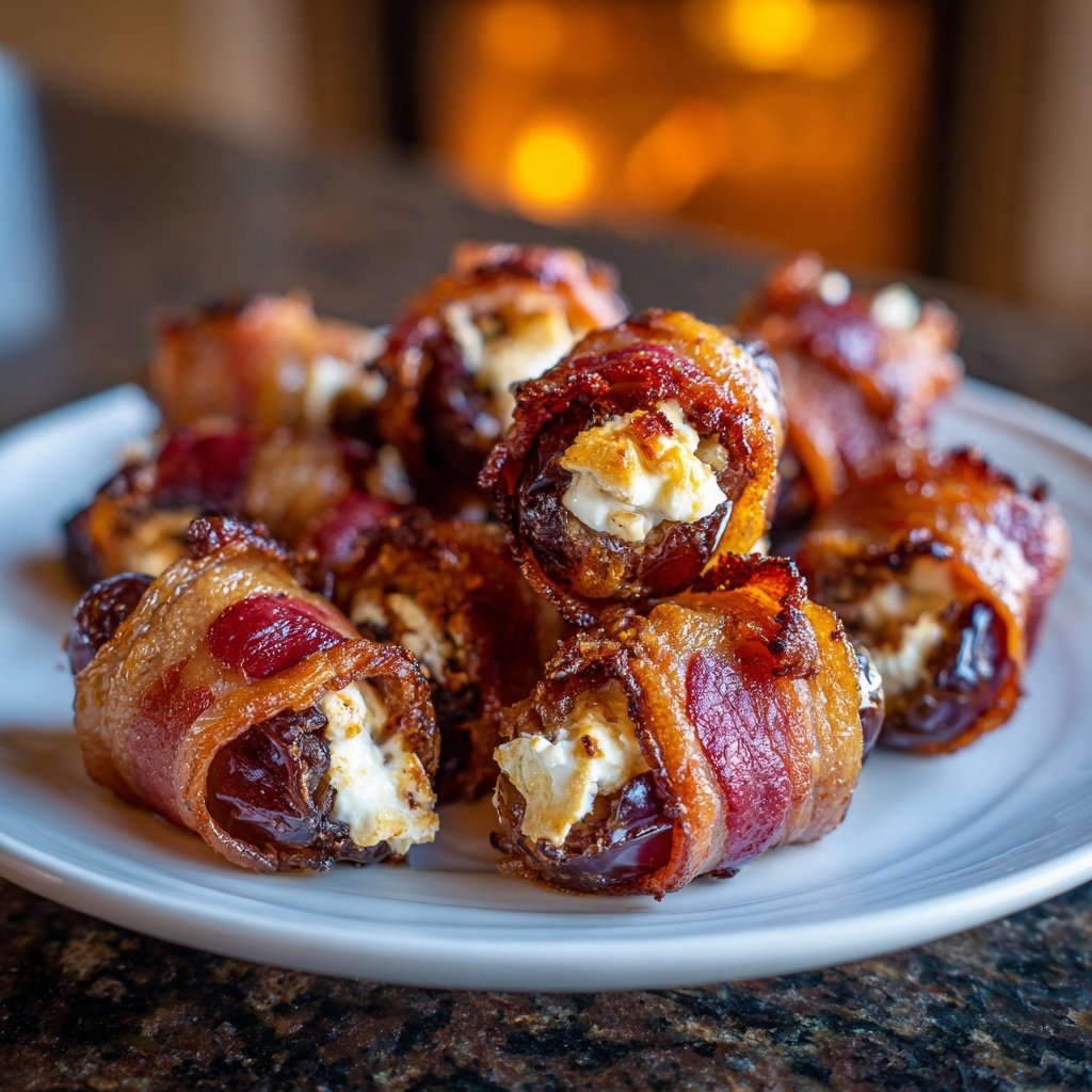 Valentines Snacks Cheese Stuffed Dates