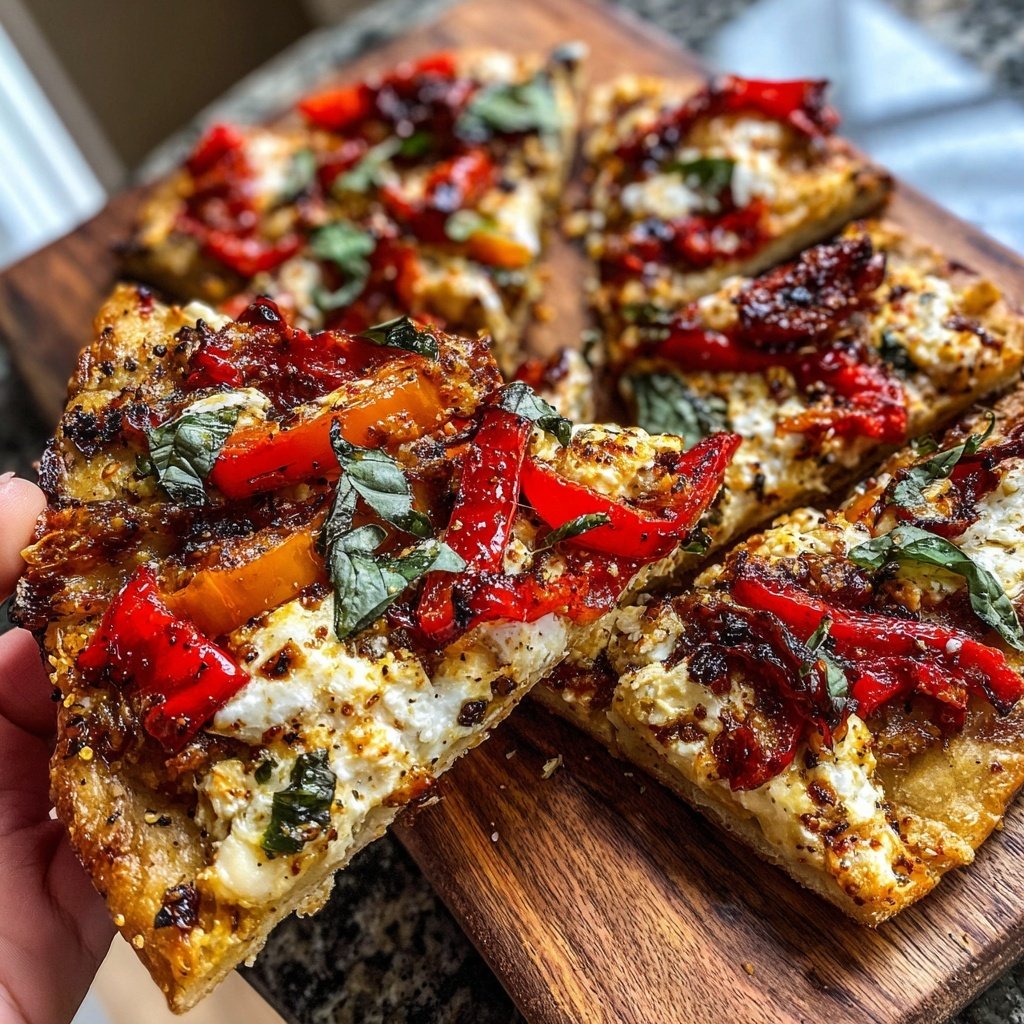 Super Bowl Party Food Veggie Flatbreads