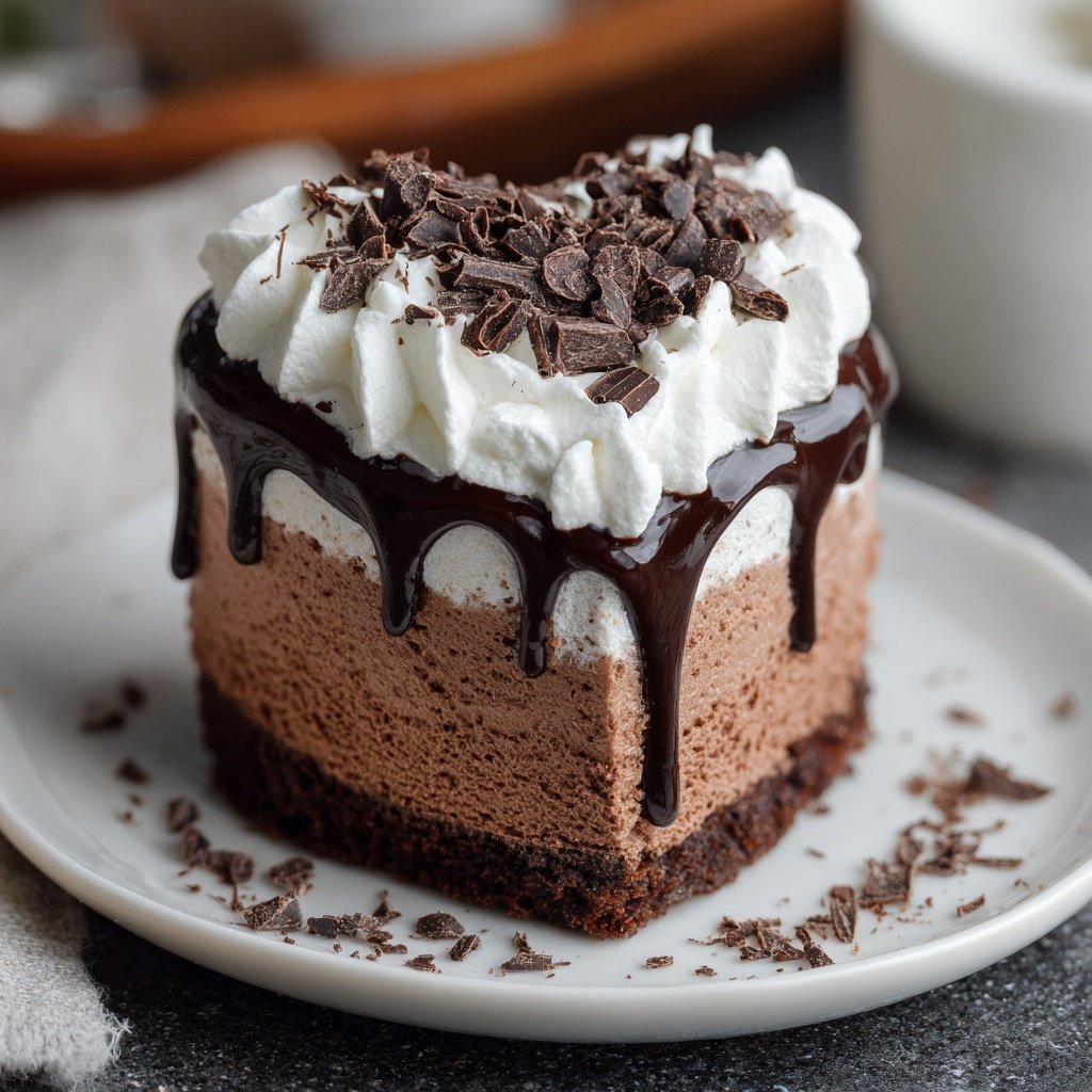 Mini Heart Cake with Chocolate Mousse