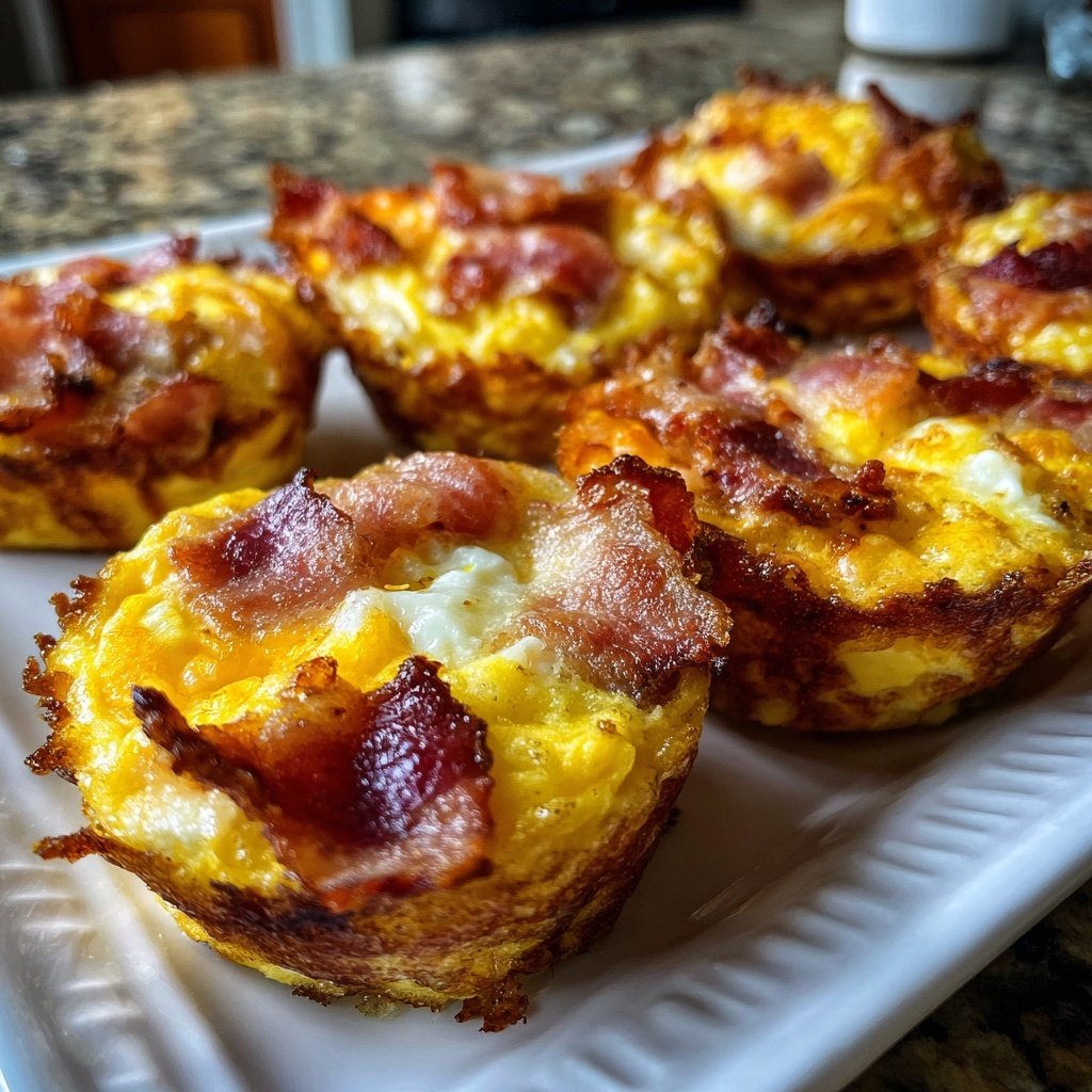 Keto Bacon And Egg Breakfast Cups