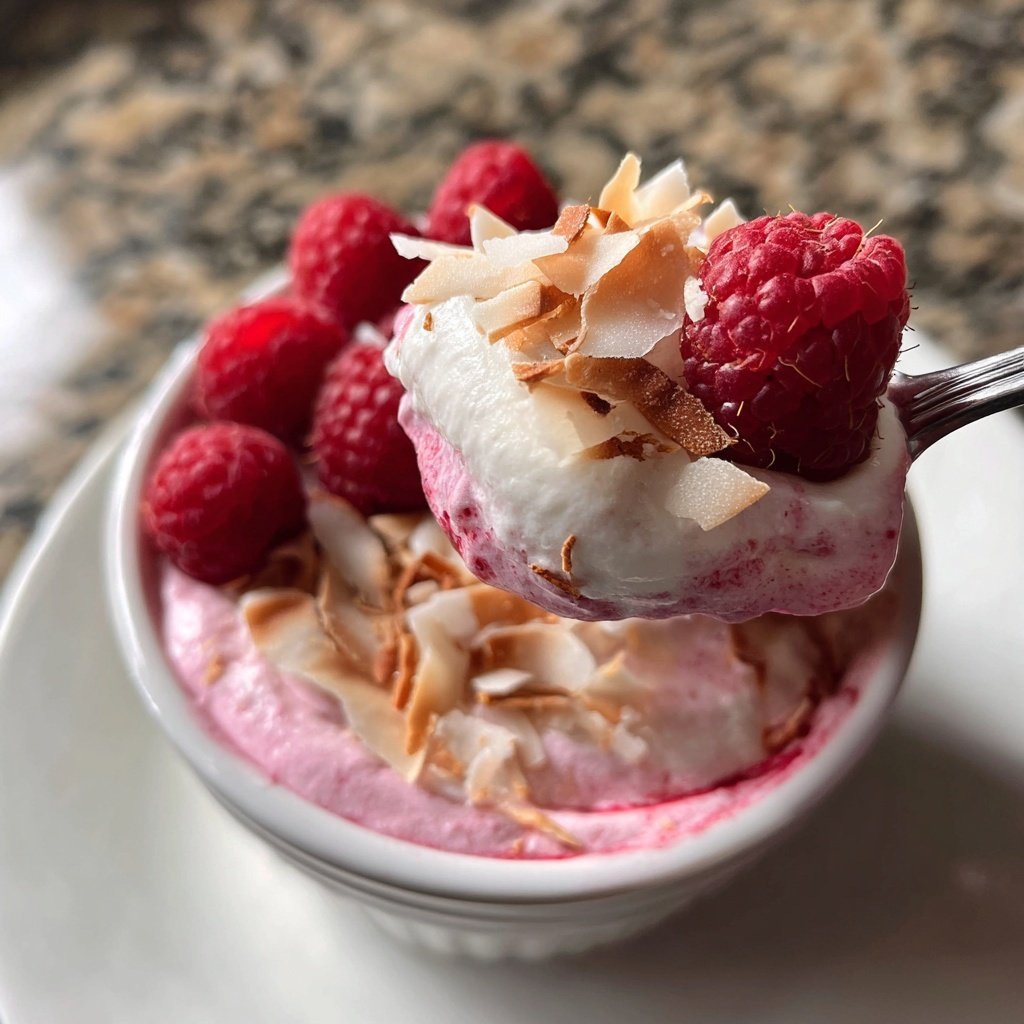 Valentine Breakfast Raspberry Yogurt Bowls