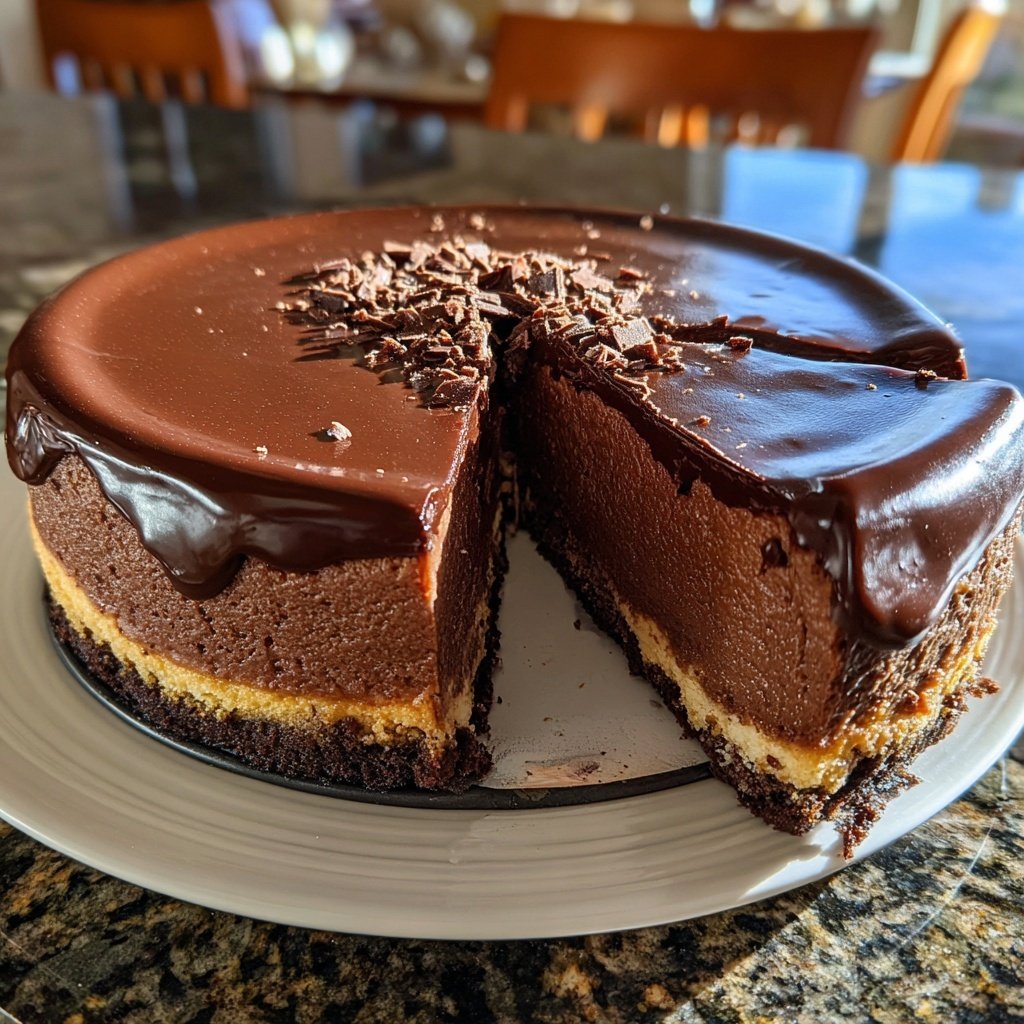 Chocolate Ricotta Cheesecake
