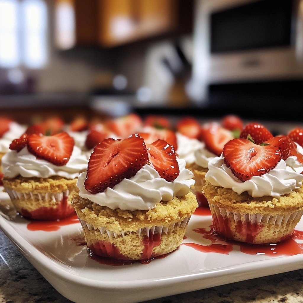 Valentines Treats Strawberry Cream Cups